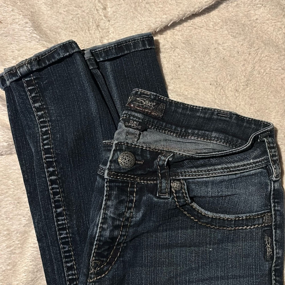 Silver Suki Surplus Wide leg/Boot cut jeans